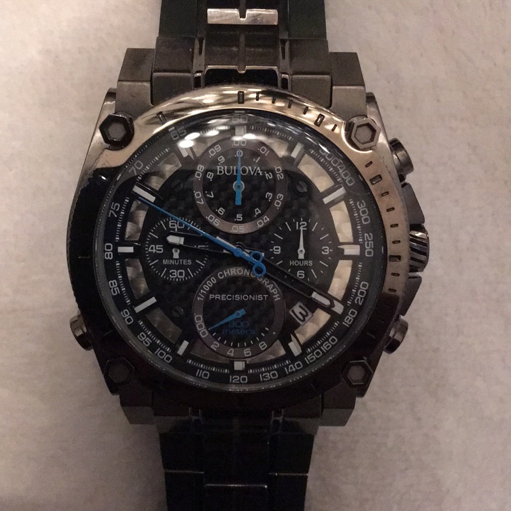 Bulova Precisionist dive watch stainless steel